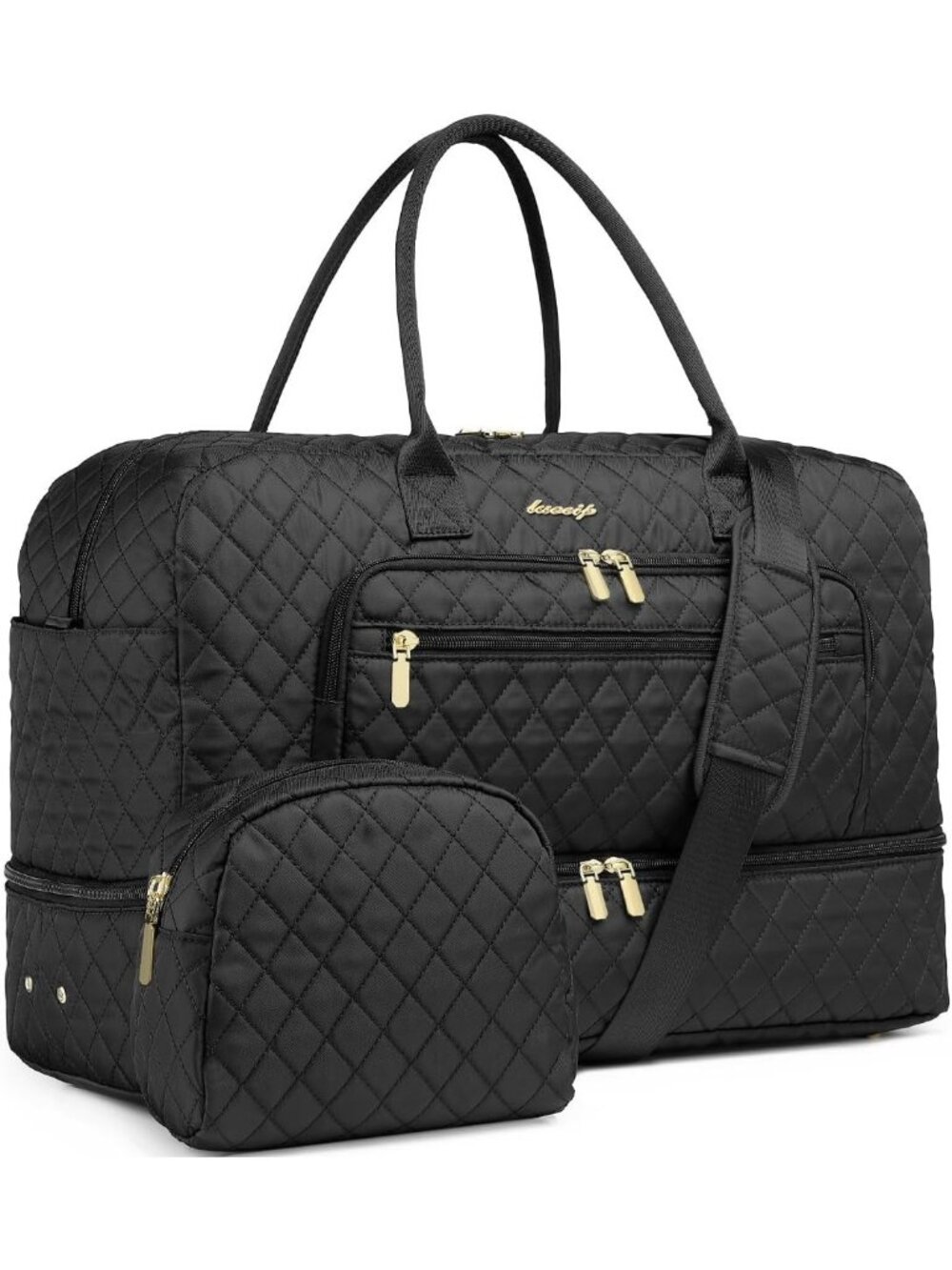 New Large Travel Duffle Bags for Women: 35L Weekender Bag with Shoe Compartment